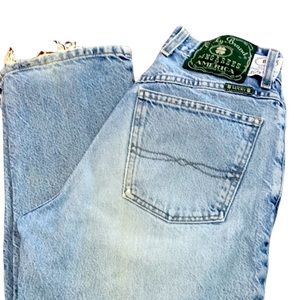 Vintage Lucky Brand Women High Waist Mom Jeans Y2K Distressed Grunge Made USA